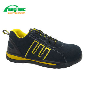 AEGISEC Zapatos de Seguridad para Hombre con Puntera de Acero <span class=keywords><strong>y</strong></span> Suela de Goma Antideslizante de Ante Vacuno - Product Image 1