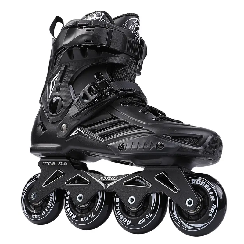 Esportes de luxo ao ar livre luz patins inline profissional patins sapatos patins para adultos e crianças