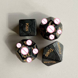 Vente en gros de 24 faces de dés d'amour, jouet de jeu de rôle, 4 pièces, Position sexuelle, pour Couple, jeu coquin - Product Image 6
