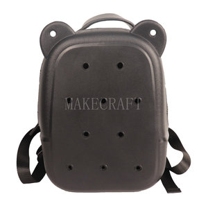 Cute EVA children's bear <b>backpack</b> cartoon ear shape zipper soft back <b>waterproof</b> <b>backpack</b> suitable for daily travel use - Product Image 3