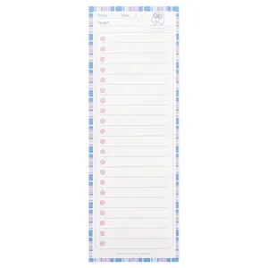 Vendita calda Multi-colore creativo B5 da fare-List frigo magnete Notepad planimetria libro planimetria con 50 fogli