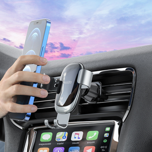 Supporto per cellulare da auto YESIDO C122 personalizzato da fabbrica, con clip per bocchetta dell'aria e supporto a gravità. - Product Image 2