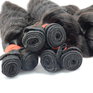 Angelbella Brazil Đúp Rút Ra Lãng Mạn Curl Tóc Mink 100% Tự Nhiên Đen <span class=keywords><strong>Loose</strong></span> Sóng Remy Tóc Dệt - Product Image 3