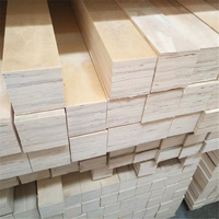 LVL Lumber for Roof Construction Birch Poplar Pine Double-Sided Artificial Veneer Board Beam E2 Emission First-Class Indoor Use