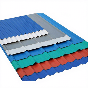 Tôles de toiture galvanisées prélaquées 1,0-2,0 mm d'épaisseur, tôles de toiture ondulées PPGI Z60 Z120 calibre 24/26 pour une résistance aux intempéries - Product Image 1
