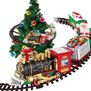 <span class=keywords><strong>Train</strong></span> musical à piles avec rails et lumières, jouet <span class=keywords><strong>pour</strong></span> tourner autour <span class=keywords><strong>de</strong></span> l'arbre <span class=keywords><strong>de</strong></span> Noël, <span class=keywords><strong>train</strong></span> <span class=keywords><strong>de</strong></span> Noël avec ensemble <span class=keywords><strong>de</strong></span> rails - Product Image 2