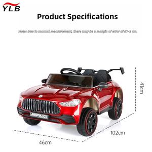新款豪华双座儿童电动玩具车碳纤维翼形车体可充电电池双电机 YLB 品牌适合 3-12 岁儿童 - Product Image 2