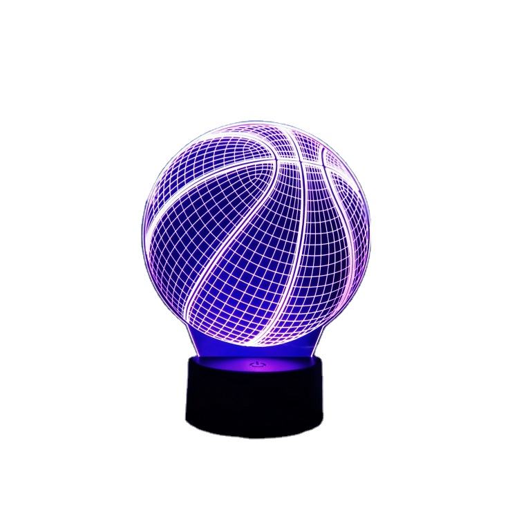 Diseño de lámpara 3D, luz decorativa, lámparas de mesa Led, lámparas de mesa de escritorio, lámparas de mesa para niños DIY, regalo encantador acrílico, luz LED nocturna, Base ABS, decoración de regalo