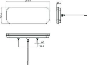 Thanh Đèn Hậu Xe Moóc Đèn LED Chống Nước DC 12V 24V Màu Hổ Phách Đèn Chạy Phanh Sương Mù Màu Đỏ Đảo Chiều Màu Trắng Kèm Gương Phản Chiếu - Product Image 5