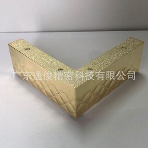 Aluminum Alloy <b>Sofa</b> Legs Gold Right Angle Furniture <b>Support</b> Connectors Customizable Size Durable Modern Minimalist - Product Image 2