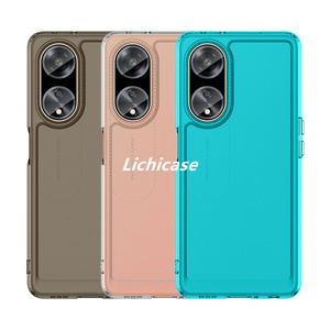 Lichicase nouveau Design plus coque de téléphone bouton tactile pour Oppo A98 couverture mobile légère sensation de main - Product Image 6