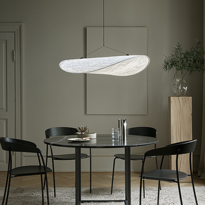 <span class=keywords><strong>Lustre</strong></span> en tissu de soie d'art <span class=keywords><strong>scandinave</strong></span>, luminaire simple pour <span class=keywords><strong>chambre</strong></span> à coucher, B&B, salle à manger - Product Image 4