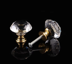 Đồ Nội Thất <span class=keywords><strong>K9</strong></span> Pha Lê Xử Lý Và Núm Kim Cương Hình Dạng 30Mm Thiết Kế Hiện Đại Cho Tủ Quần Áo Ngăn Kéo Nhà Bếp Tủ Quần Áo Dễ Dàng Cài Đặt - Product Image 3