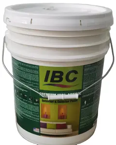 3个选项盖可用坚固的5加仑塑料油漆桶高密度聚乙烯双酚a免费空堆叠，用于多功能SDPAC