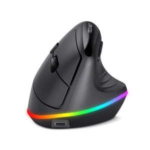 Souris sans fil silencieuse 2,4 GHz, rechargeable, avec récepteur USB et bouton de retour rapide pour ordinateur portable, PC, <span class=keywords><strong>MacBoo</strong></span> - Product Image 1