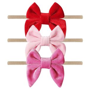 3 pollici Nuovo Toddle Cute Baby velluto archi dei <span class=keywords><strong>capelli</strong></span> hairband Farfalla morbido grande arco Hairband Bambini <span class=keywords><strong>Accessori</strong></span> <span class=keywords><strong>Per</strong></span> <span class=keywords><strong>capelli</strong></span> Di Natale - Product Image 3