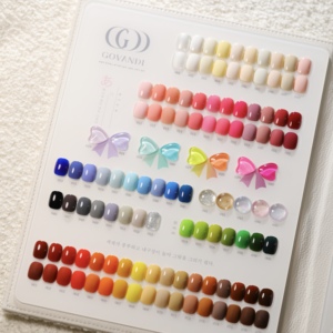 ZRKGEL Fournisseurs d'articles pour ongles OEM – Kit de vernis gel UV 129 couleurs, disponible en marque privée, haute pigmentation, sans TPO ni HEMA - Product Image 4