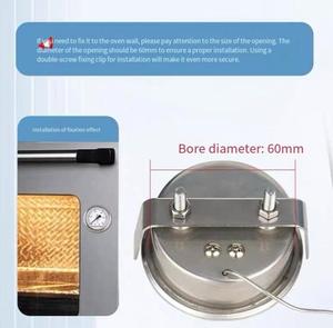 Thermomètre à cadran en acier inoxydable 0-500 OEM personnalisable pour des mesures précises de la température fours fours de cuisson <span class=keywords><strong>pain</strong></span> - Product Image 2