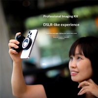 Nouvelle lampe selfie pour téléphone portable, anneau lumineux d'appoint à double température de couleur pour vidéo en direct et éclairage d'appoint