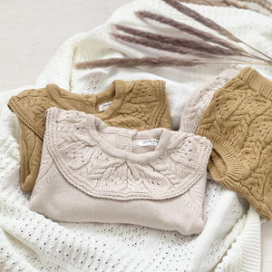 Vente flash : Ensemble de vêtements pour bébé en tricot d'automne, haut à manches longues et short, 1 ensemble - Product Image 2