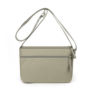 Sac bandoulière en nylon léger et respirant avec fermeture éclair, sac de poitrine tendance, sac banane de course pour l'extérieur - Product Image 3