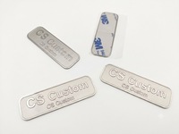 Plaque de données en acier inoxydable personnalisée de haute qualité, numéro de série gravé au laser pour machines industrielles