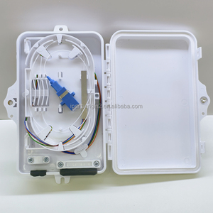 Boîtier de distribution mural en ABS blanc à 4 cœurs pour fibre optique, boîtier terminal FTTH avec répartiteur PLC SC/UPC - Product Image 5