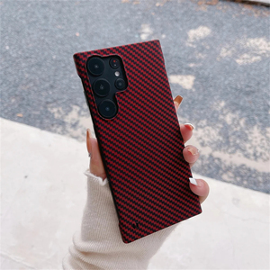 Estuche rígido a prueba de golpes sin marco con patrón de fibra de carbono ultrafino para Samsung <span class=keywords><strong>Galaxy</strong></span> S23 Ultra S22 S21 Plus <span class=keywords><strong>Note</strong></span> <span class=keywords><strong>20</strong></span> Ultra 10 - Product Image 2