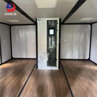 Maison préfabriquée extensible en conteneur de 20 pieds et 40 pieds, prête à être expédiée, structure en acier préfabriquée à vendre, maison portable, casa portable