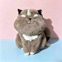 Jouets en peluche personnalisés, mascottes d'entreprise, ornements, poupées en coton, figurines en peluche de dessins animés, transfrontaliers avec logo imprimé OEM ODM