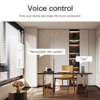 Persianas Verticales Avatarbot con Motor, WiFi/Zigbee/Bluetooth, Sensor Digital, Batería Recargable, Control por Voz, ABS, para Interiores y Cocina