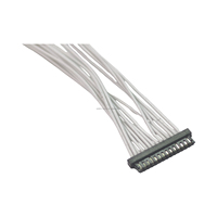 Harnais de câblage personnalisé Linksunet HRS Original 0.8mm Pitch DF52-14P-0.8C+DF52-2832PCF+UL1571-28AWG OD0.6MM