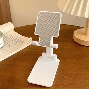 Folding Phone <b>Holder</b> Desktop Adjustable Portable Stand For Live Streaming <b>Tablet</b> Use Plastic Material - Product Image 3