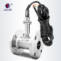 Medidor de Flujo de Turbina Pulse 4-20mA RS485 de Acero Inoxidable, Sensor de Flujo de Líquido