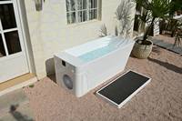 Sport Recovery Baignoire de bain de glace Wifi APP Control Acrylic Cold Plunge All in Ice Bathing Spa Baignoire avec refroidisse