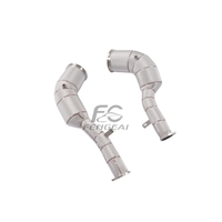 Sistema de Tubo de Escape de Acero Inoxidable con Protección Térmica para Audi S6 S7 C8 2.9T 2020-2023, Mejora de Sonido y Potencia