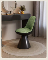 Tabouret de maquillage minimaliste moderne, tabouret de coiffeuse pour chambre à coucher, chaise de coiffeuse pour petits espaces, tabouret élégant pour manucure