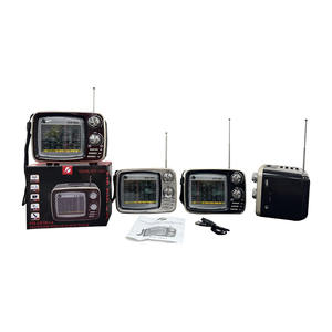 Radio Vintage recargable Multibanda con batería integrada, equipo de sonido de estilo clásico de TV, altavoz Retro BT, receptor mundial - Product Image 3