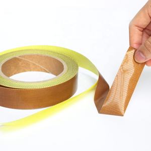 2- Linered isıya dayanıklı Anti yapışkan kahverengi PTFE kaplı fiberglas cam bez serbest bırakma astarı ile silikon tutkal yapışkan bant - Product Image 4