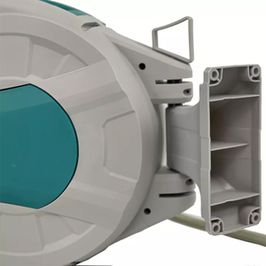 Carrete de manguera de aire de rebobinado retráctil de jardín montado en la pared automático para exteriores sin óxido - Product Image 2