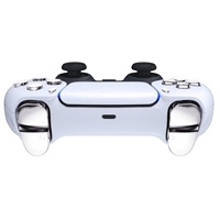 Kit de boutons d'action et de déclencheurs OEM 11-en-1 en plastique plaqué argent pour manette PS5 Playstation 5