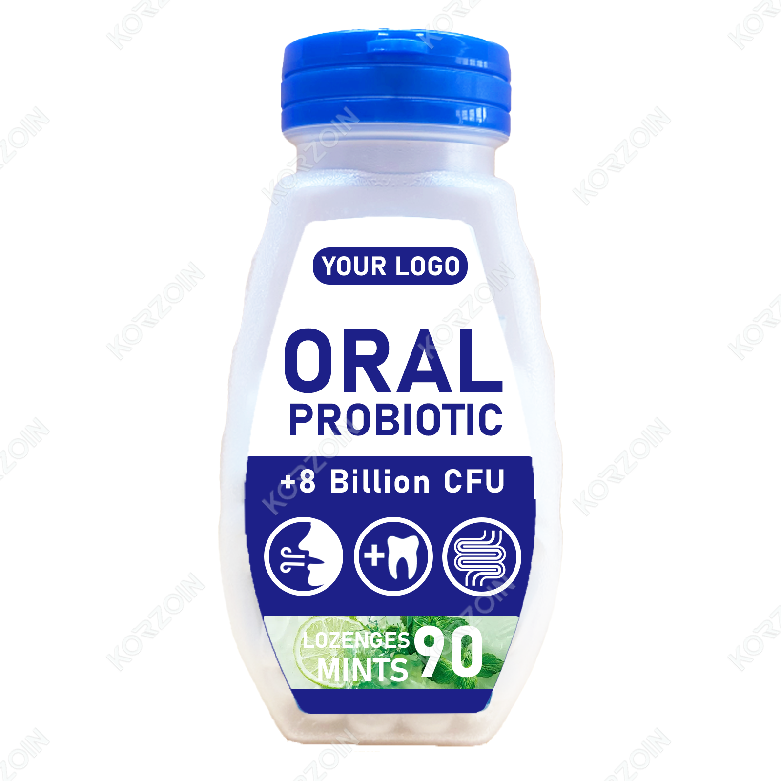 02# OEM MINT LEMON ORAL PROBIOTIC TABLET