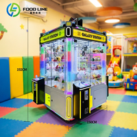 Machine à griffes de table compacte avec accepteur de billets