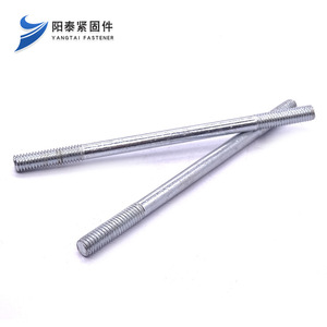 Pernos de Doble Extremo Yangtai, Métricos B1=1.25D, Galvanizados, Parcialmente Roscados, Acero Q235, Clase C, Nivel 4.8, Industria de la Construcción - Product Image 3