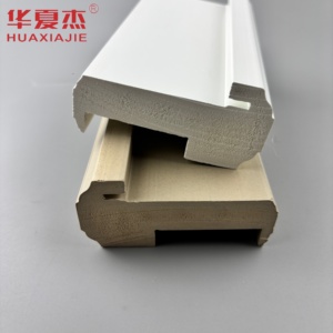 Oferta Especial: Moldura Moderna de <span class=keywords><strong>PVC</strong></span> para <span class=keywords><strong>Marco</strong></span> de Puerta, Superficie Blanca, Resistente a la Humedad, Instalación Rápida, Fácil de Limpiar, para Uso Interior - Product Image 6