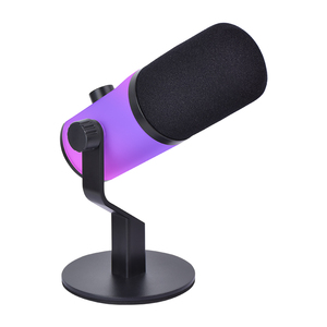 Micrófono de mano de condensador con cable USB RGB portátil, nuevo producto XLR para estudio de juegos de conferencias, Podcast en vivo, canto duradero - Product Image 3