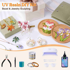 <span class=keywords><strong>Kit</strong></span> de résine UV avec fils de <span class=keywords><strong>bijoux</strong></span> en cuivre et aluminium plat <span class=keywords><strong>Kit</strong></span> de bricolage en résine époxy - Product Image 5