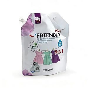 Bolsas con Boquilla para <span class=keywords><strong>Detergente</strong></span> Líquido para Ropa, a Prueba de Fugas, Material Compuesto Duradero para la Limpieza de Todo Tipo de Prendas - Product Image 2