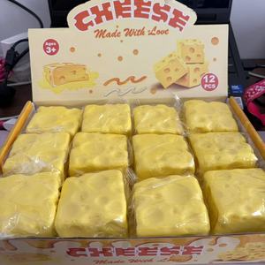 ของเล่นบีบคลายเครียดรูปบิ๊กแมคชีส PU เนื้อนุ่ม ขนาดใหญ่ สำหรับเด็กอายุ 14 ปีขึ้นไป ขายส่ง - Product Image 5