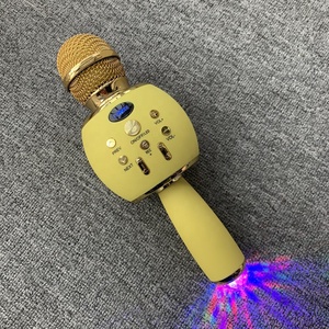 New Style Customize LOGO Kids Gift <b>Wireless</b> LED Handheld Speaker <b>Microphone</b> With CE RoSH - Product Image 2